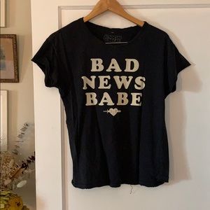Distressed BABE tee